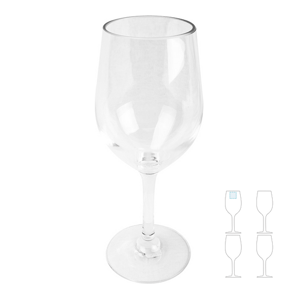 Wine Goblets Transparent Polycarbonate